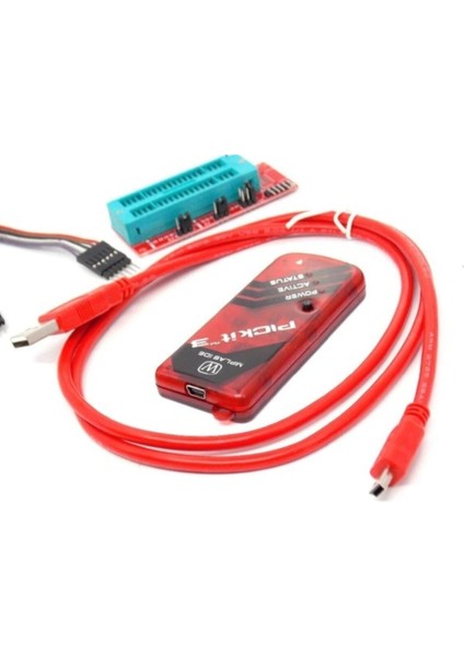 Pıckıt3 Klon (Çin) + Zif Adaptör -- Pickit 3 Pic Programlayıcı