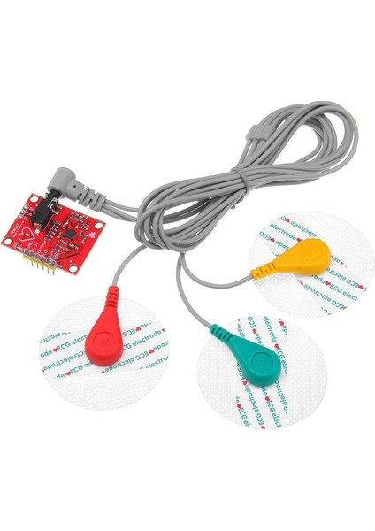 AD8232 Ekg Kalp Atışı Izleme Sensör Modülü Seti - Nabız Sensörü