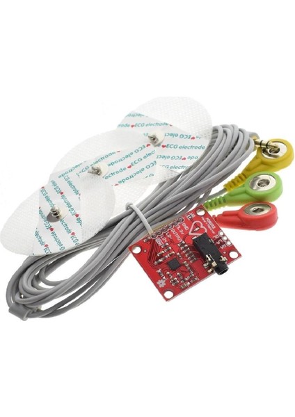 AD8232 Ekg Kalp Atışı Izleme Sensör Modülü Seti - Nabız Sensörü