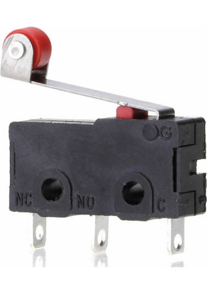 Makaralı Micro Switch Anahtar 5A 5A 250V Uyumlu Rulo Makara Kollu No Nc Spdt Sınırlayıcı Momentary