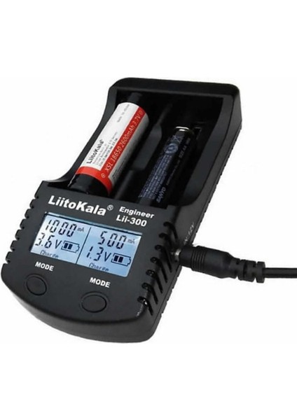Liitokola LII-300 Pil Şarj Deşarj Kapasite Test Cihazı Powerbank Li-Ion Nimh 3.7V 18650 1.2V Aa Aaa