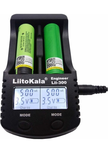 Liitokola LII-300 Pil Şarj Deşarj Kapasite Test Cihazı Powerbank Li-Ion Nimh 3.7V 18650 1.2V Aa Aaa