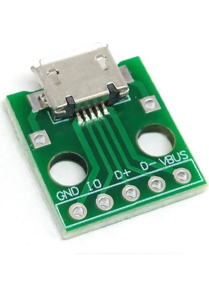 Micro USB To Dip Çevirici Pcb 5V USB Haberleşme Deney Prototip modelleri