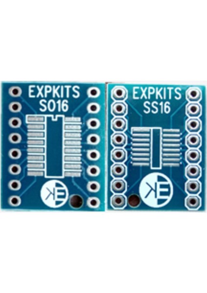 SOSS16 Pcb ( SO16 - SSOP16 ) SOIC16 SSOP16 To DIP16 Çevirici Pcb