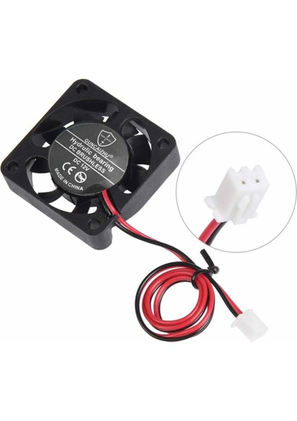 Dc 12V Fan 40X40MM Dc 12V 0.1A 6200 Rpm 4X4CM Soğutucu Kuluçka Ekran Kartı Cooler Peltier Printer modelleri