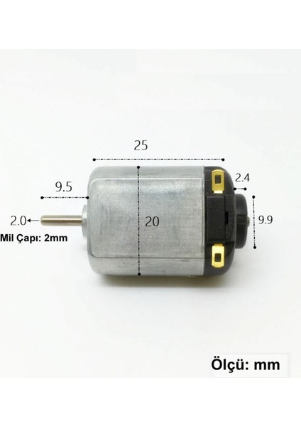 3V 6V Dc Motor 130 Dc Motor Oyuncak Motoru