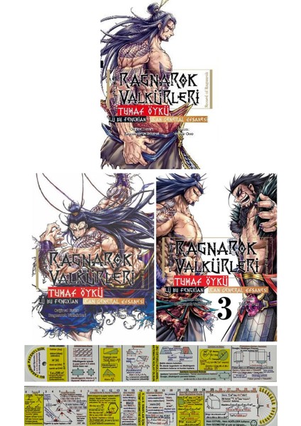 Ragnarok Valkürleri Tuhaf Öykü Serisi 1 – 2 - 3. Ciltler Manga Seti - Takeo Ono – Matematik Öğreten Cetvel