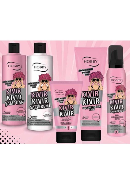 Doğal Kıvırcık Saçlara Özel Set