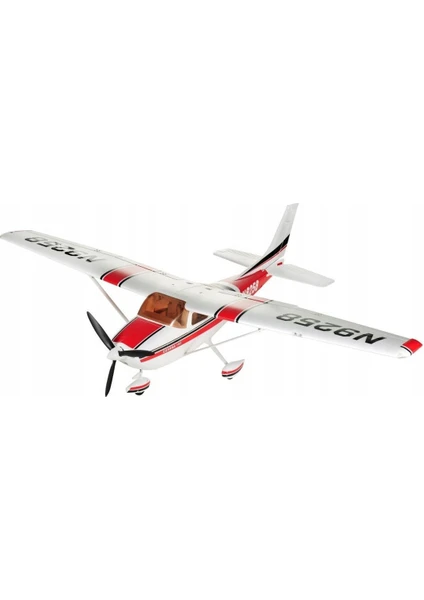 Toprc 056C Cessna 182, 500 Class, Kırmızı, Brushless 800KV Motorlu, 30A Esc, 11.1V 2200 Mah Li-Po Pilli, 4 Kanallı Uzaktan Kum