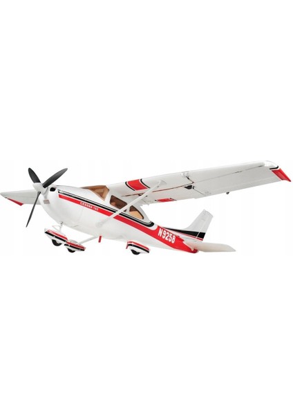 Toprc 056C Cessna 182, 500 Class, Kırmızı, Brushless 800KV Motorlu, 30A Esc, 11.1V 2200 Mah Li-Po Pilli, 4 Kanallı Uzaktan Kum