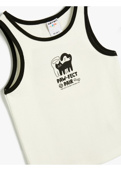 Atlet Kedi Baskılı Bisiklet Yaka Pamuklu modelleri