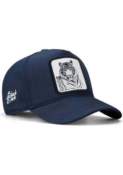 V1 Baseball Kids Bengal Kaplan - 1 Kod Logolu Unisex Lacivert Çocuk Şapka (Cap)