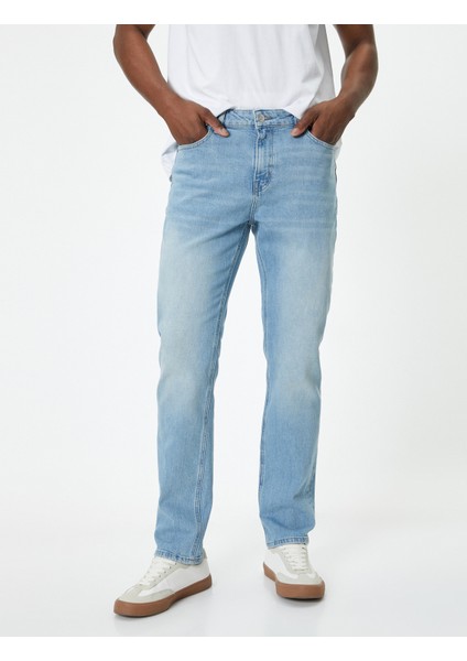 Slim Fit Kot Pantolon - Brad Jean