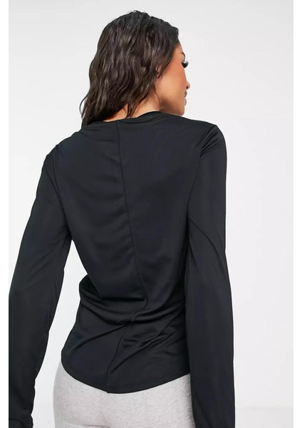 One Dri Fit Pacer Crew T-Shirt Body Uzun Kollu Body Antrenman Üstü Siyah fiyatları