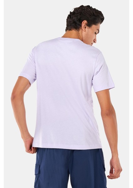 Air Sportswear Rhythm Photo Tee Baskılı Erkek Tişört Mor