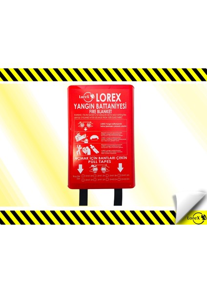 Kutulu Yangın Söndürme Battaniyesi (150X150 Cm)