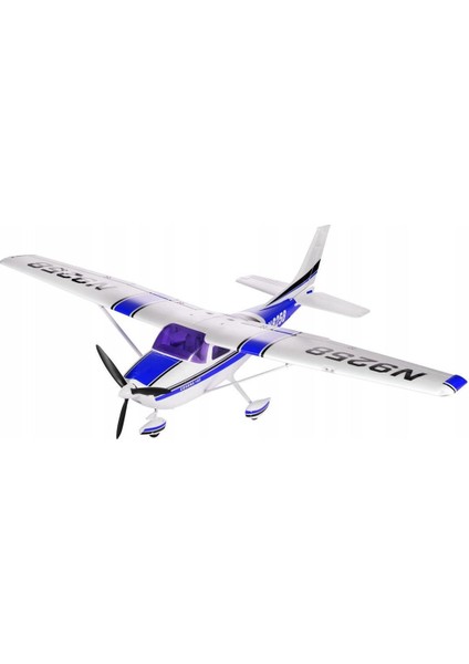 Toprc 057C Cessna 182, 500 Class, Mavi, Brushless 800KV Motorlu, 30A Esc, 11.1V 2200 Mah Li-Po Pilli, 4 Kanallı Uzaktan Kumand