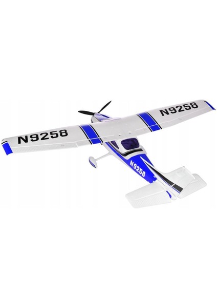 Toprc 057C Cessna 182, 500 Class, Mavi, Brushless 800KV Motorlu, 30A Esc, 11.1V 2200 Mah Li-Po Pilli, 4 Kanallı Uzaktan Kumand