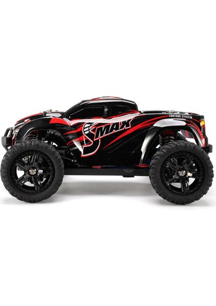 1631 1/16 Ölçek, 4WD Off Road Monster Truck (Smax) Kırmızı Kaportalı, Fırçalı Motorlu, 7.4V 1500MAH Li-Po Pilli, Rc Model