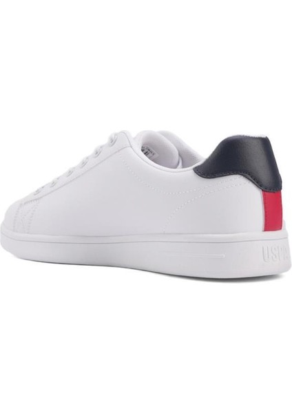 U.S. Polo Assn. Costa 4fx 101501686 Erkek Sneaker Ayakkabı Beyaz Lacivert Kırmızı