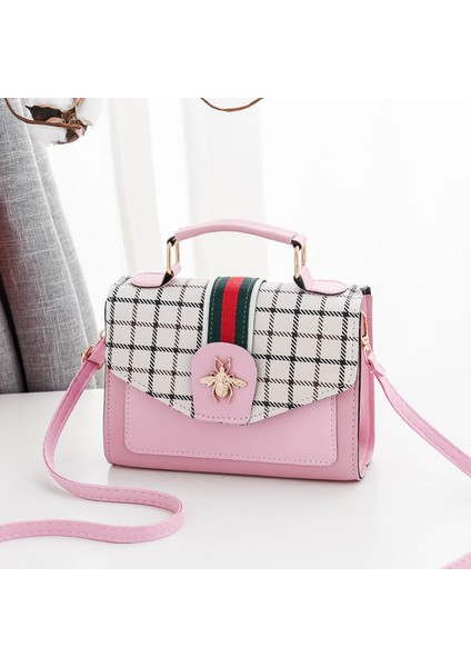 Çantalar Kadın Çantaları 2024 Ilkbahar ve Yaz Yeni Crossbody Küçük Kare Çantalar Ins Moda Çok Yönlü Çanta Batı Tarzı Omuz Çantaları (Yurt Dışından)
