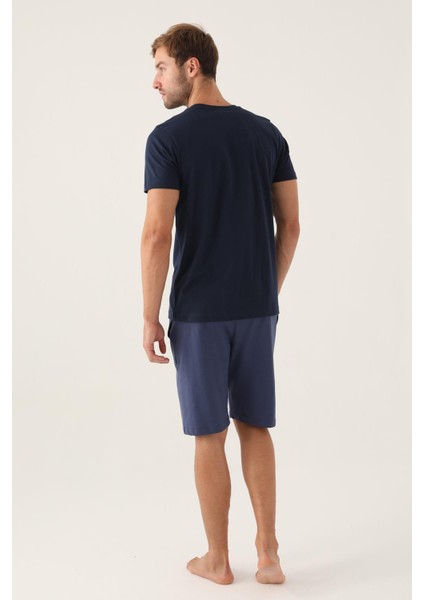 Lacivert Arnetta Baba Oğul T-Shirt ve Bermuda Şort Takım, Pamuk, (Ayrı Ayrı Fiyatlandırılır) fırsatları