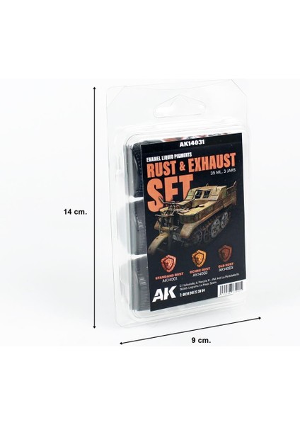 14031 3X35 Ml. Toz ve Egzost, Enamel Sıvı Pigment Seti modelleri