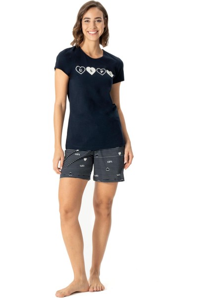Pamuk Kadın T-Shirt Şort Takım