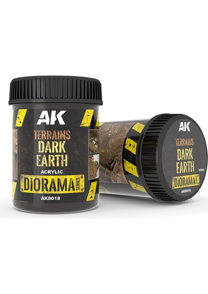 8018 250 Ml. Yoğun Toprak, Akrilik, Diorama Serisi Zemin Dokusu