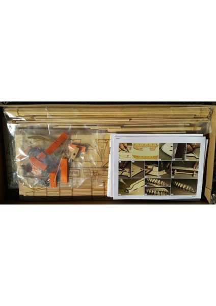 Model 006 1/16 Balina Av Kayığı, Demonte Ahşap Tekne Kiti fırsatları
