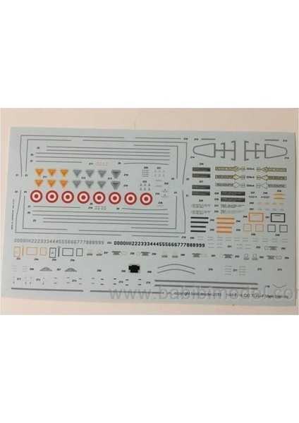 DBT01275 1/48 Ölçek, F-16 D, Kobra Filo Özel Şema, Dekal Çıkartma