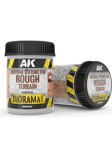 8025 250 Ml. Engebeli Arazi Için Renksiz Toprak Dokusu, Akrilik, Diorama Serisi Zemin Dokusu
