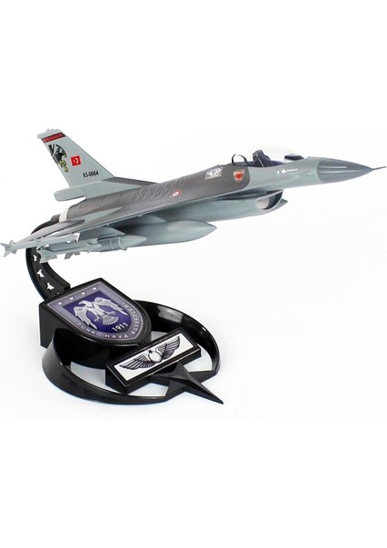 Akbamodel 1/48 F-16 Atmaca Filo Muharip Savaş Uçağı, Sergilemeye Hazır Standlı Model