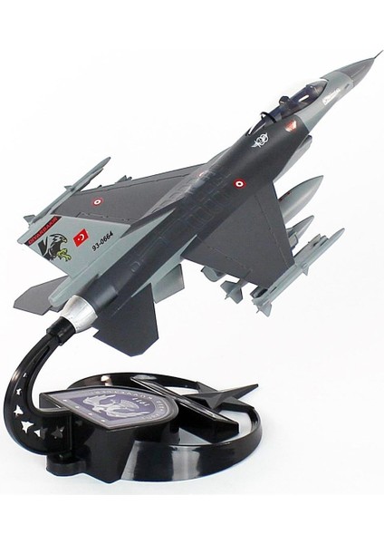 Akbamodel 1/48 F-16 Atmaca Filo Muharip Savaş Uçağı, Sergilemeye Hazır Standlı Model