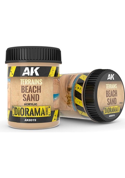 Ak Interactive 8019 250 Ml. Plaj Kumu, Akrilik, Diorama Serisi Zemin Dokusu