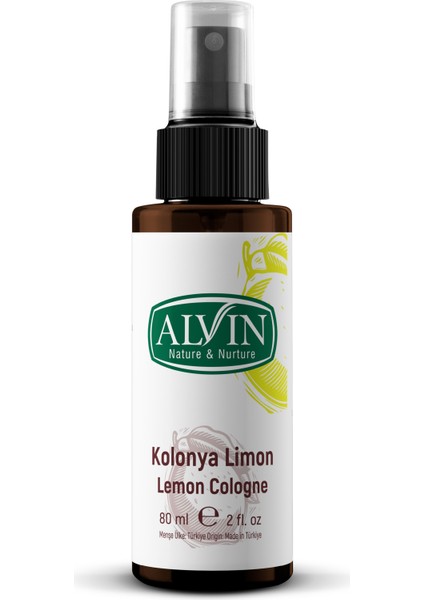 Kolonya Limon, Limon Kolonyası, 80°, 80 ml