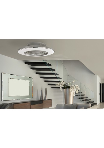 Uzaktan Kumandalı Led'li Tavan Vantilatörü Vl2 - Motor Dc 35W LED 70W 3000K-6500K