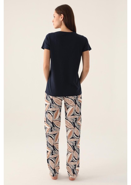 V Yaka Yandan Cepli Kadın Pijama Takımı, Pamuklu Pijama Takımı fırsatları