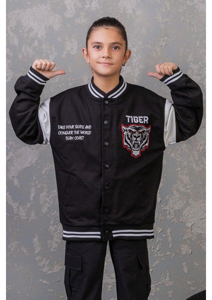 Erkek Çocuk Tiger Ceket Kombinli Kargo Cepli Pantolonlu Alt Üst Takım fiyatları