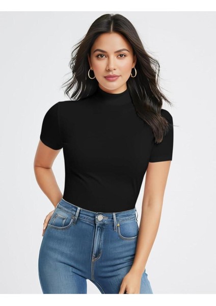 Siyah Kısa Kollu Zıbın fiyatları