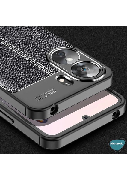 Xiaomi Poco C65 Kılıf Deri Dokulu Silikon Siyah fırsatları