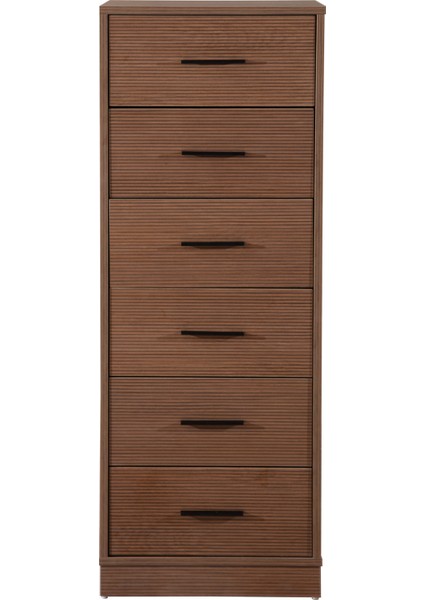 6 Çekmeceli Ceviz siyah kombinasyonlu Çamaşırlık,Şifonyer