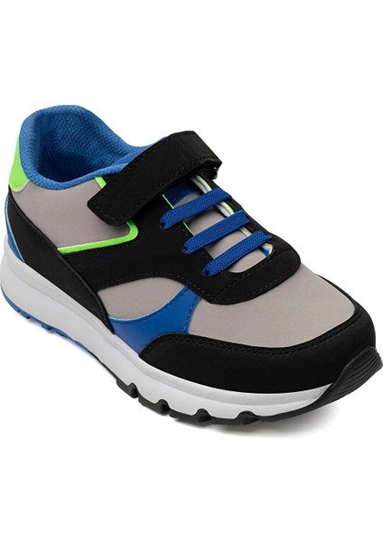 Günlük Ortapedik Çocuk Spor Ayakkabı Cırt Cırtlı Anatomik Esnek Taban Ergonomik Rahat Sneaker