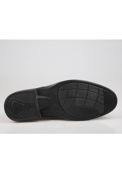 4Y1049 Hakiki Deri Siyah Erkek Günlük Ayakkabı modelleri