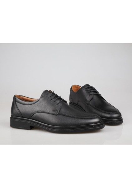 4Y1049 Hakiki Deri Siyah Erkek Günlük Ayakkabı fırsatları