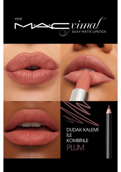 M·A·CXIMAL Silky Matte Lipstick Nemlendirme Etkili Yoğun Renk Sağlayan Ruj - Velvet Teddy