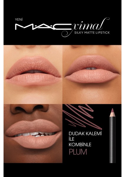 M·A·CXIMAL Silky Matte Lipstick (Honeylove) Nemlendirme Etkili Yoğun Renk Sağlayan Ruj