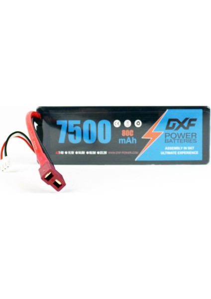 Power 7,4V 2s 7500MAH 80C Hardcase Lipo Batarya