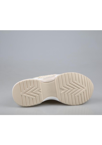 24Y300-8 Dolgu Topuk Bej Kadın Sneakers modelleri