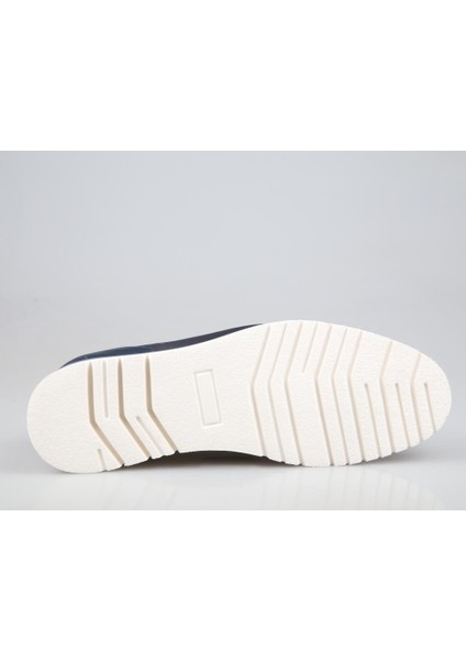 19488 Hakiki Deri Lacivert Erkek Günlük Ayakkabı modelleri